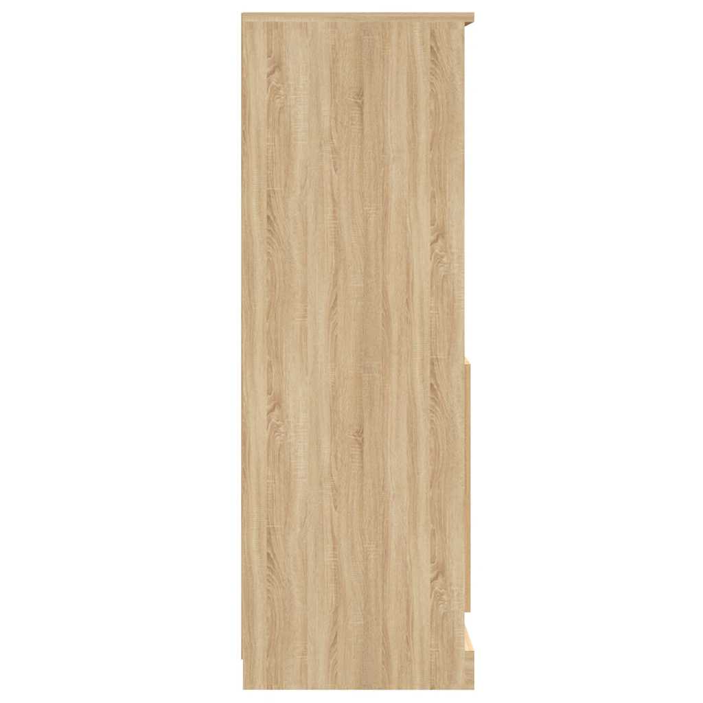 Sonoma tölgy szerelt fa magasszekrény 60x35,5x103,5 cm