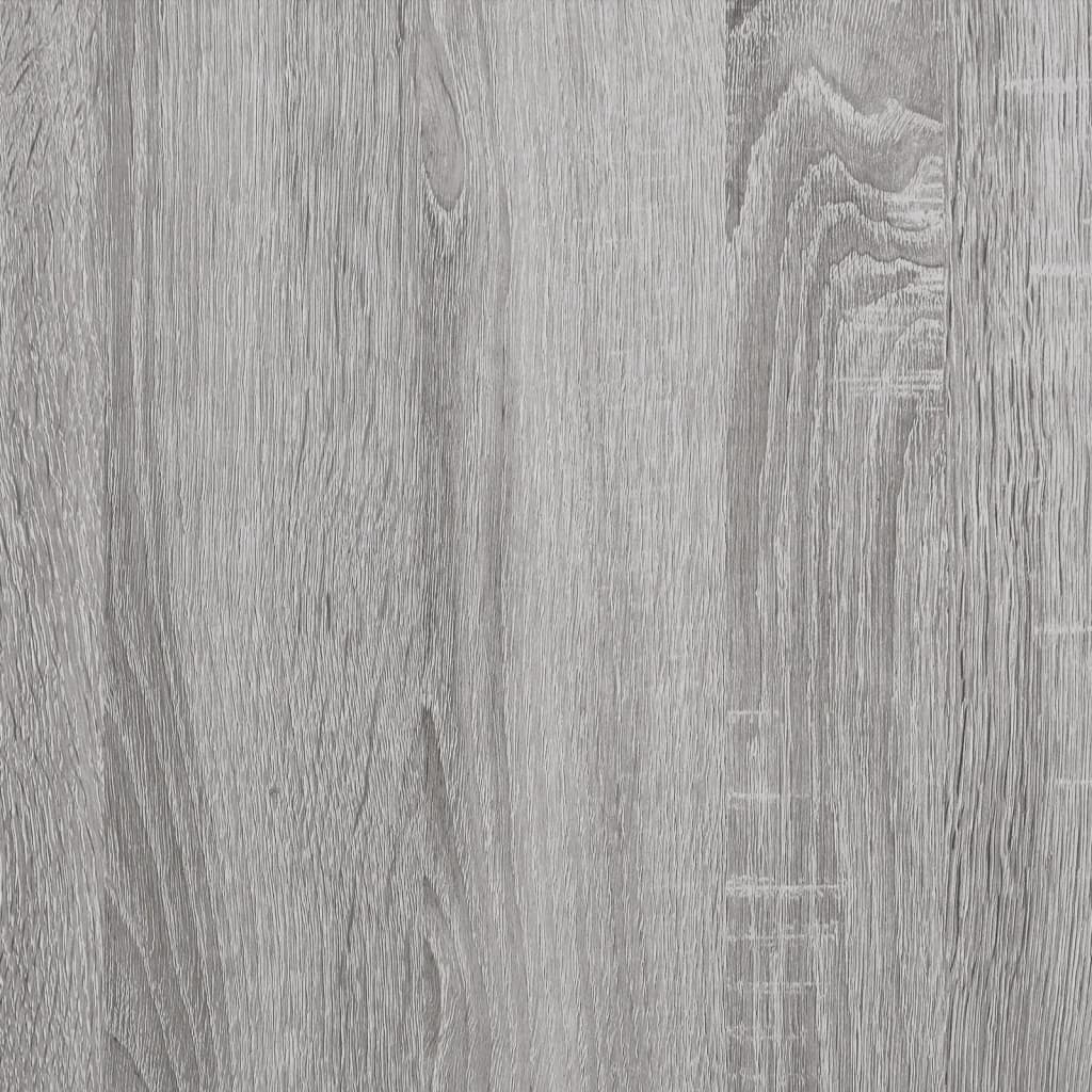 Szürke sonoma szerelt fa magasszekrény 60x35,5x103,5 cm