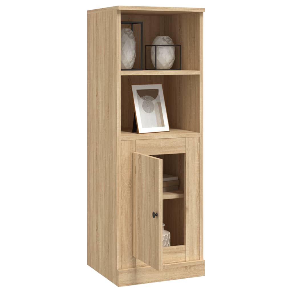 Sonoma tölgy szerelt fa magasszekrény 36x35,5x103,5 cm