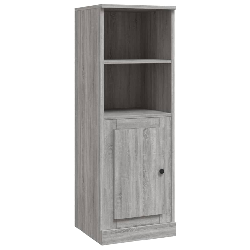 Szürke sonoma szerelt fa magasszekrény 36x35,5x103,5 cm