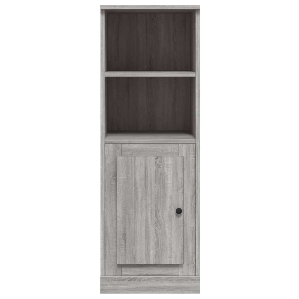 Szürke sonoma szerelt fa magasszekrény 36x35,5x103,5 cm