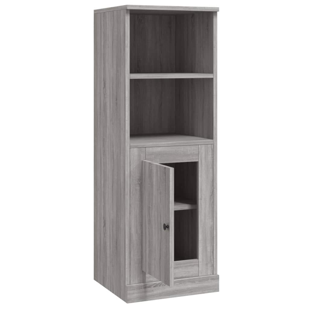 Szürke sonoma szerelt fa magasszekrény 36x35,5x103,5 cm