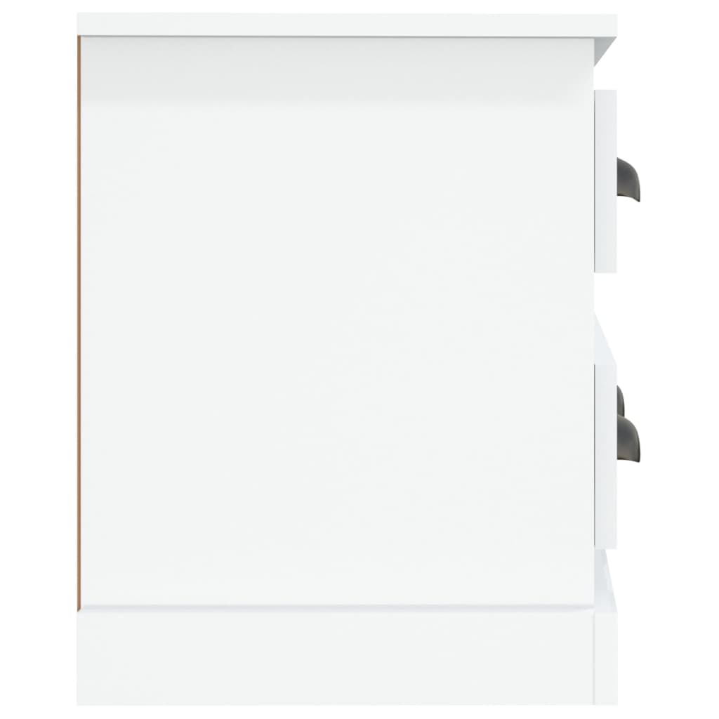 Magasfényű fehér szerelt fa tv-szekrény 100 x 35,5 x 45 cm Magasfényű fehér szerelt fa tv-szekrény 100 x 35,5 x 45 cm