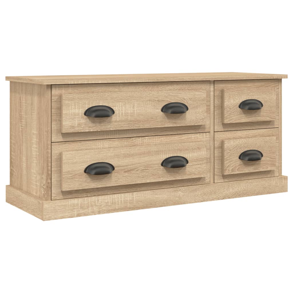 Sonoma tölgyszínű szerelt fa tv-szekrény 100x35,5x45 cm Sonoma tölgyszínű szerelt fa tv-szekrény 100x35,5x45 cm