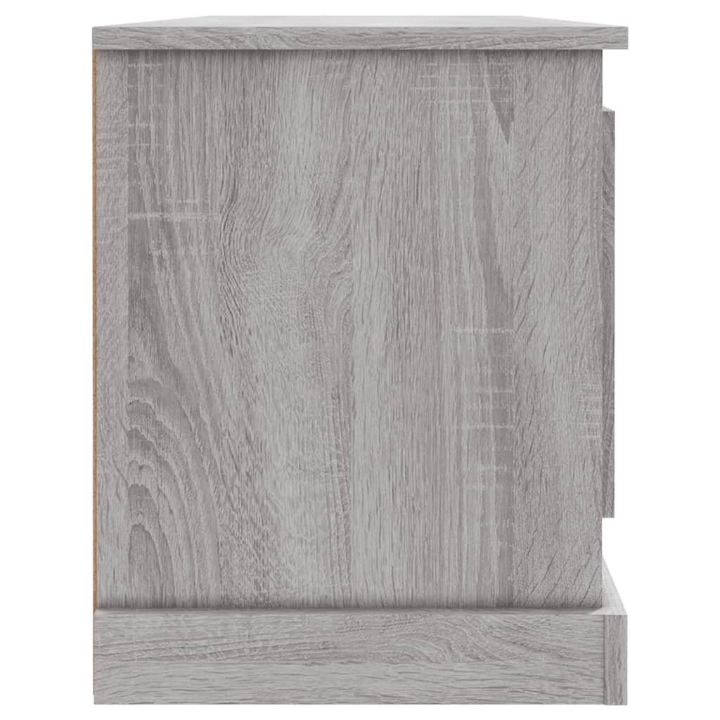 Szürke sonoma színű szerelt fa tv-szekrény 100x35,5x45 cm Szürke sonoma színű szerelt fa tv-szekrény 100x35,5x45 cm
