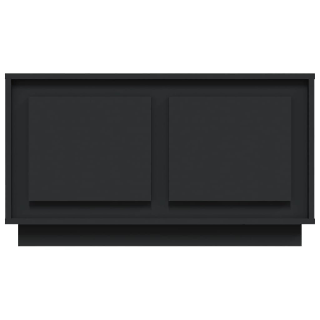 Fekete szerelt fa tv-szekrény 80x35x45 cm Fekete szerelt fa tv-szekrény 80x35x45 cm