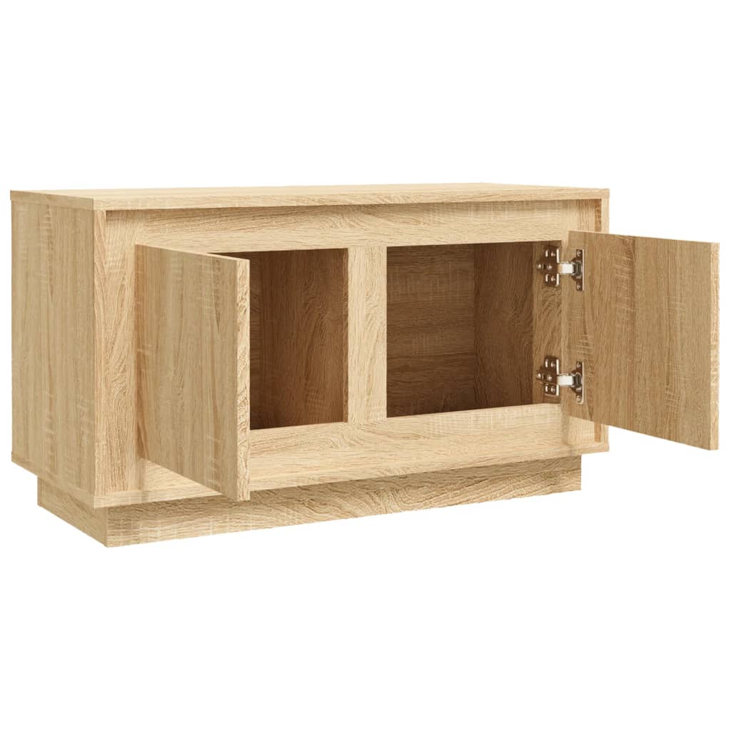 Sonoma-tölgyszínű szerelt fa fali tv-szekrény 80x35x45 cm Sonoma-tölgyszínű szerelt fa fali tv-szekrény 80x35x45 cm