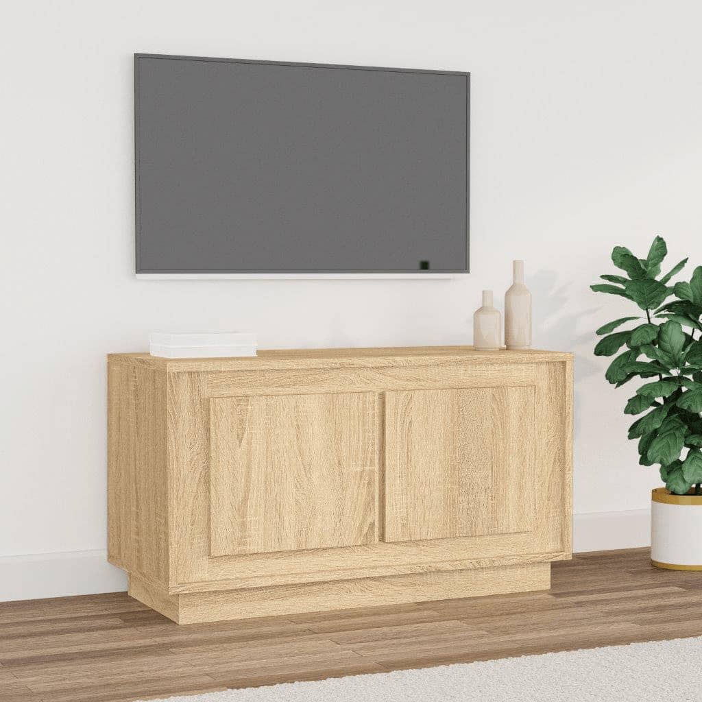 Sonoma-tölgyszínű szerelt fa fali tv-szekrény 80x35x45 cm Sonoma-tölgyszínű szerelt fa fali tv-szekrény 80x35x45 cm