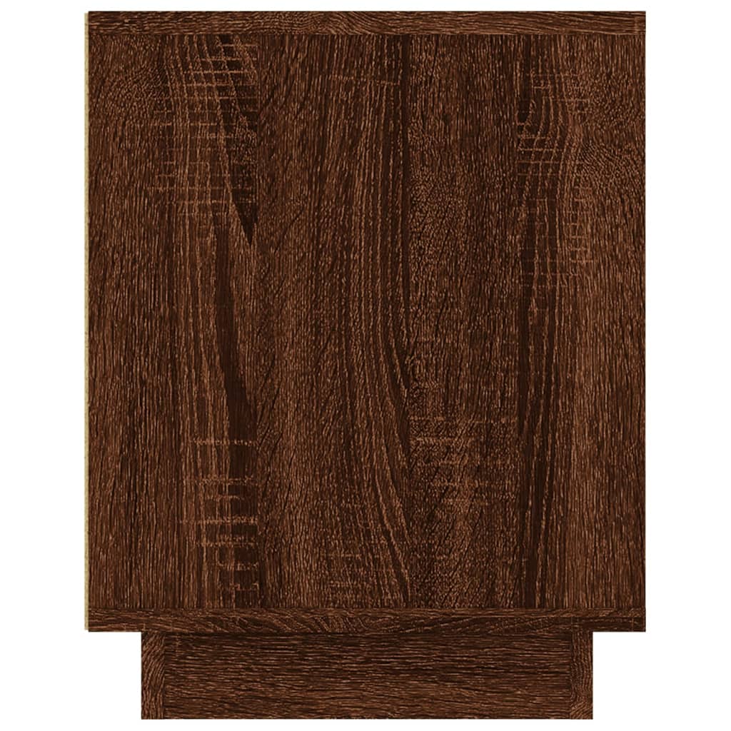 Barna tölgy színű szerelt fa tv-szekrény 102x35x45 cm Barna tölgy színű szerelt fa tv-szekrény 102x35x45 cm
