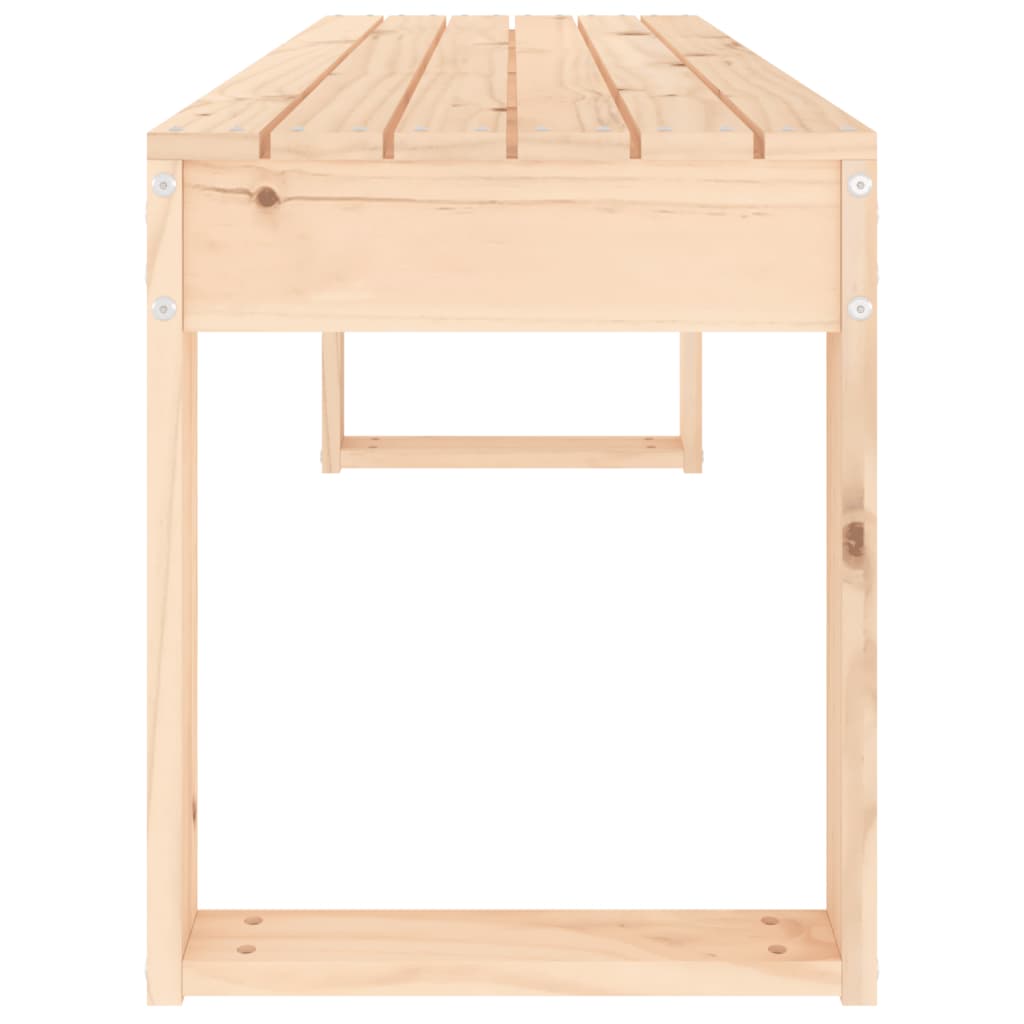 Tömör fenyőfa kerti pad 110x38x45 cm