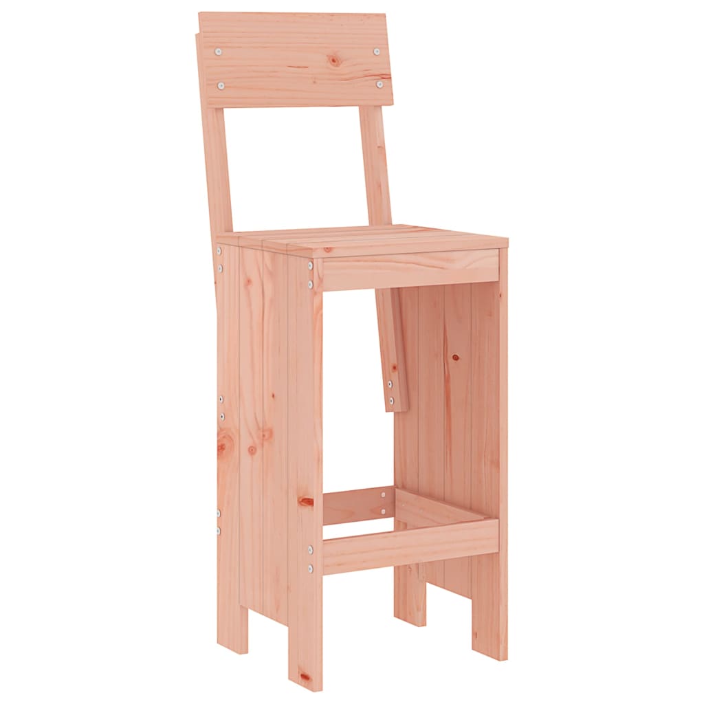 2 db tömör duglászfenyő bárszék 40x48,5x115,5 cm