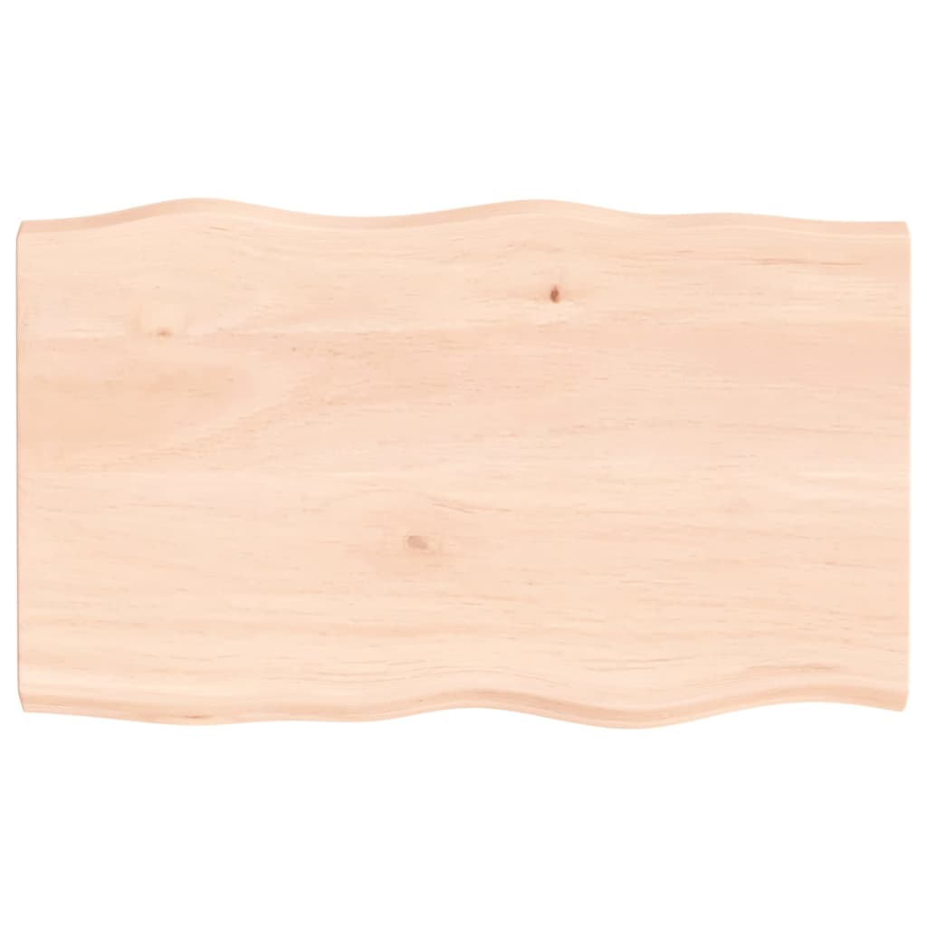 Asztallap 100x60x(2-4) cm kezeletlen tömör fa élőszegélyes Asztallap 100x60x(2-4) cm kezeletlen tömör fa élőszegélyes