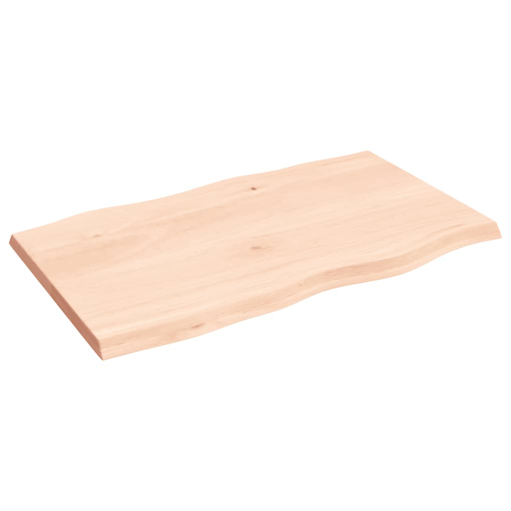 Asztallap 100x60x(2-4) cm kezeletlen tömör fa élőszegélyes Asztallap 100x60x(2-4) cm kezeletlen tömör fa élőszegélyes