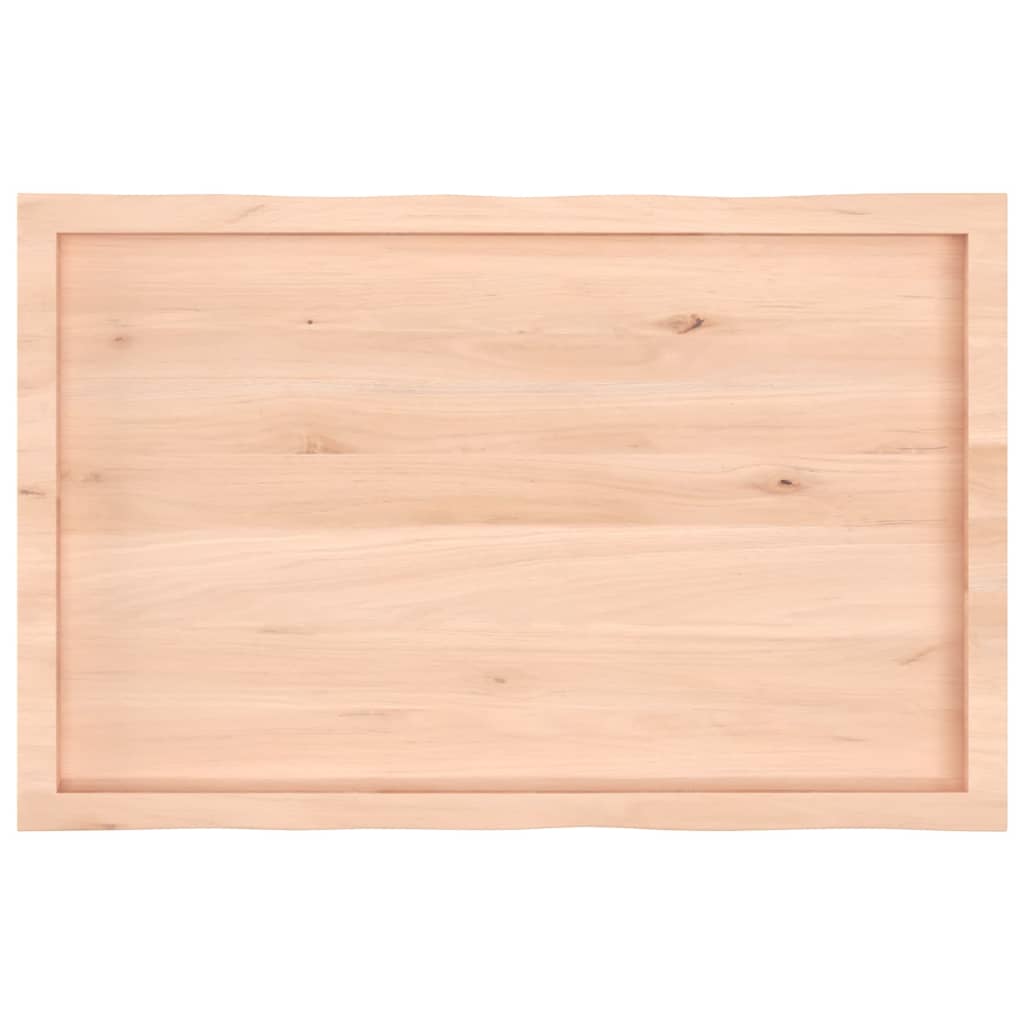Asztallap 100x60x(2-4) cm kezeletlen tömör fa élőszegélyes Asztallap 100x60x(2-4) cm kezeletlen tömör fa élőszegélyes