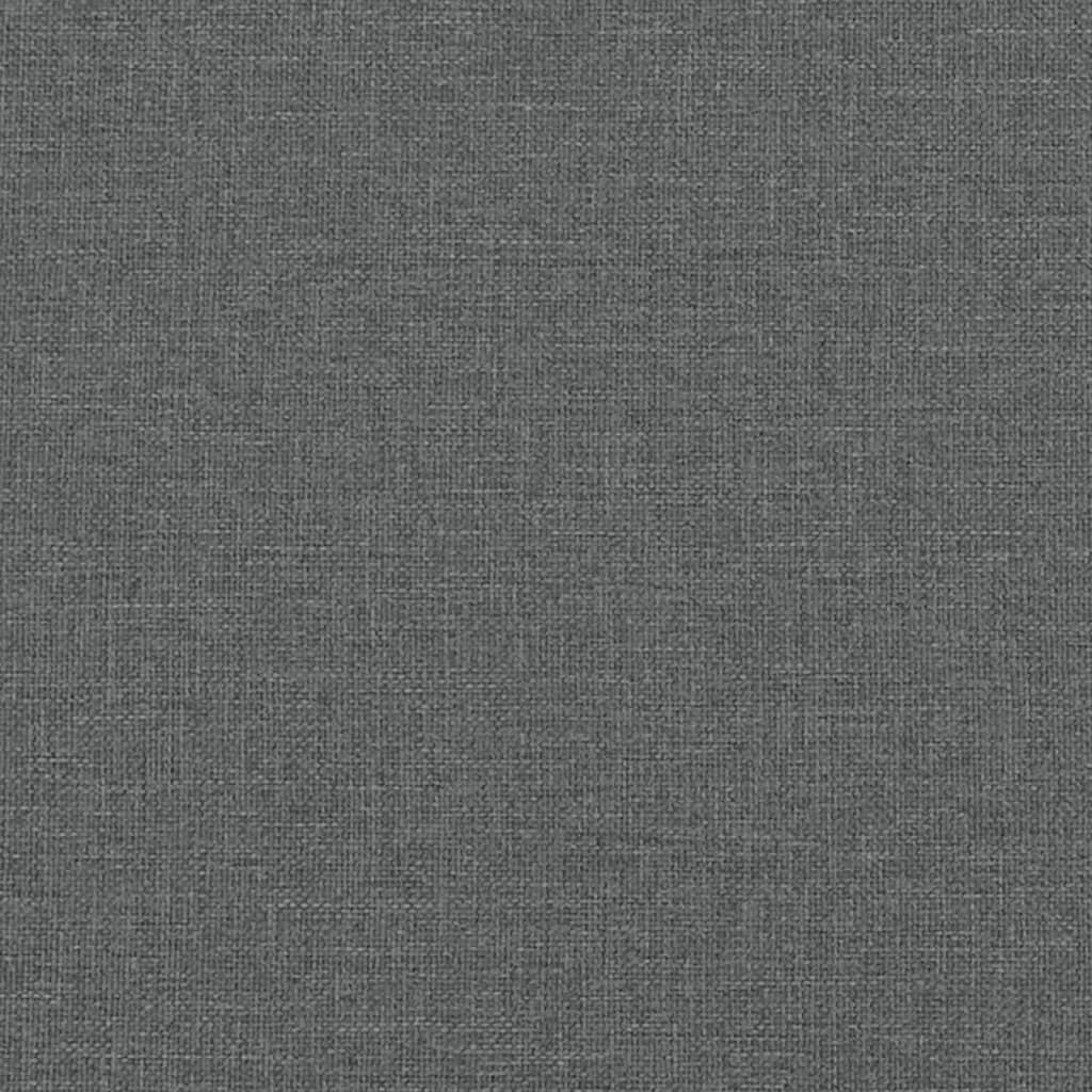 Sötétszürke l-alakú szövet kanapéágy 275x140x70 cm