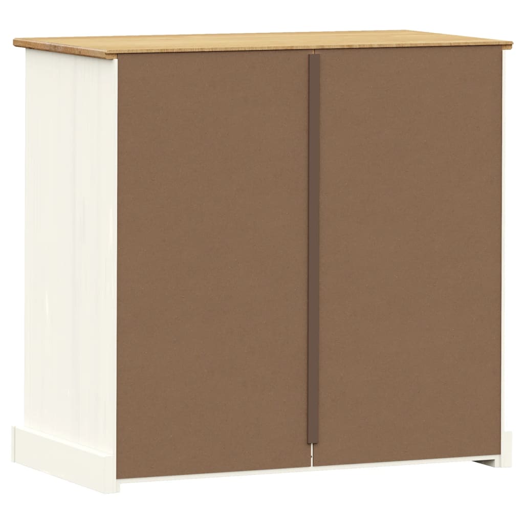 Vigo fehér tömör fenyőfa komód 80x40x76 cm Vigo fehér tömör fenyőfa komód 80x40x76 cm