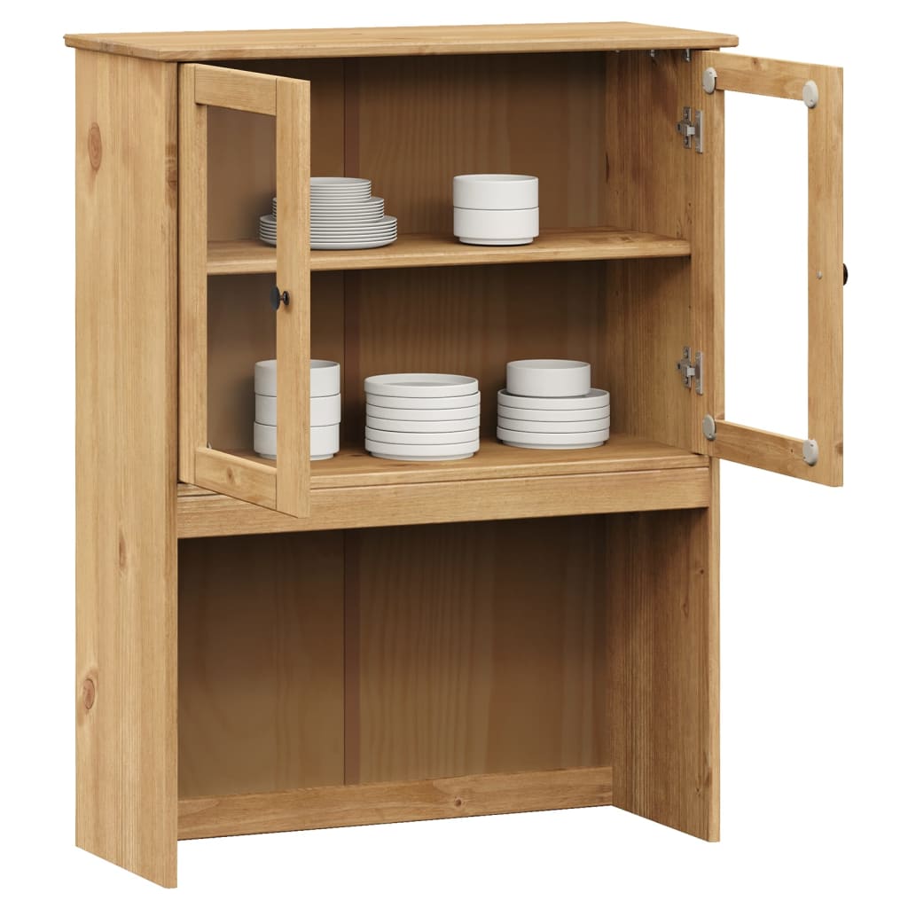 Vigo tömör fenyőfa komód felső 78x30x100 cm
