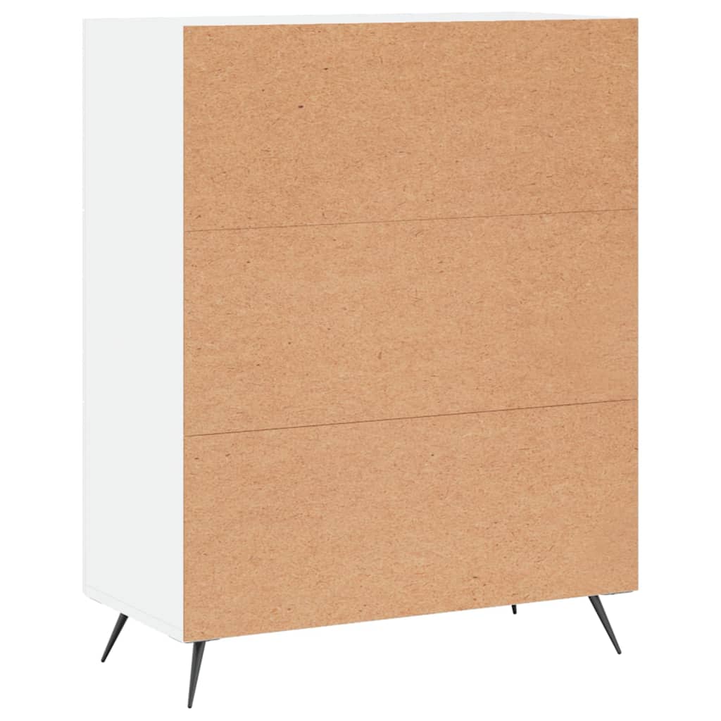 Fehér műfa komód 69,5 x 34 x 90 cm Fehér műfa komód 69,5 x 34 x 90 cm