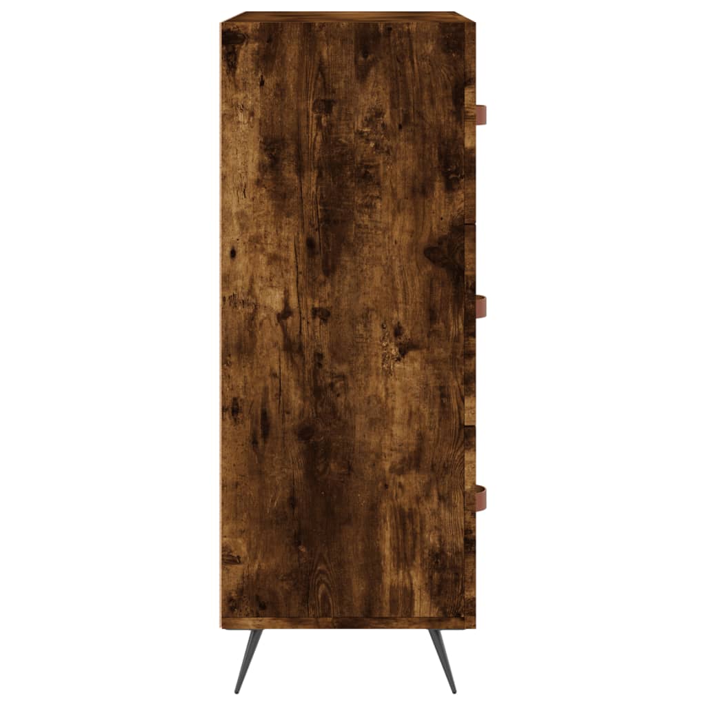 Füstös tölgyszínű szerelt fa komód 69,5 x 34 x 90 cm Füstös tölgyszínű szerelt fa komód 69,5 x 34 x 90 cm