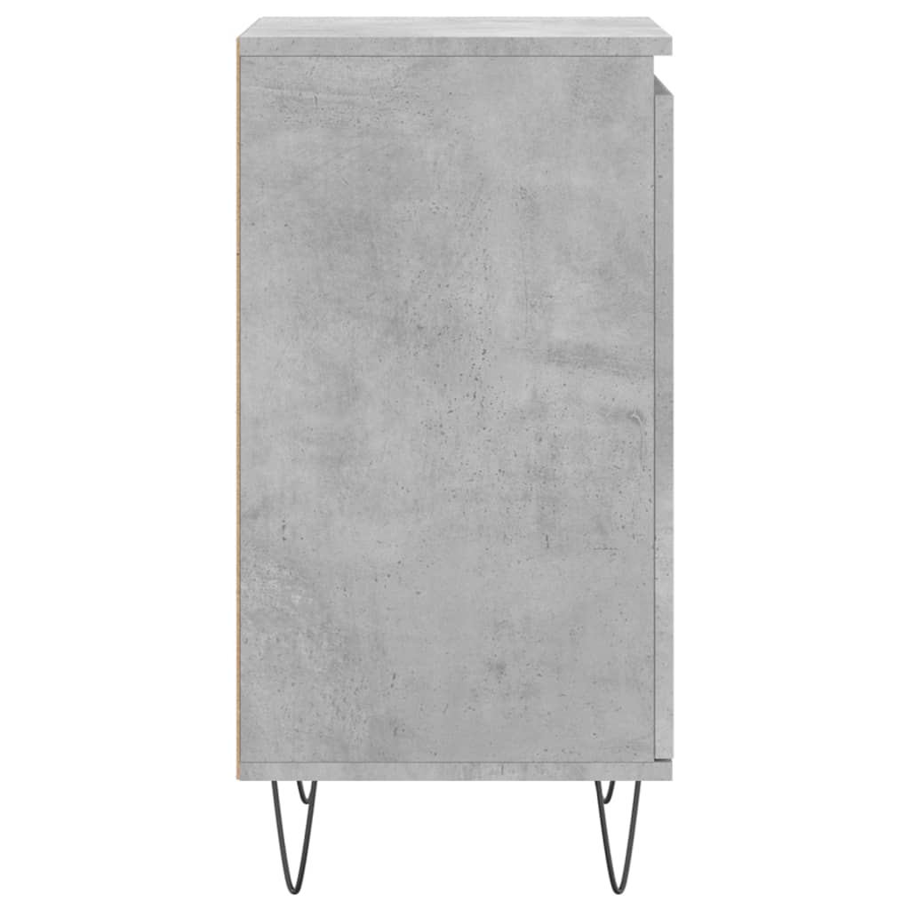 2 db betonszürke műfa tálalószekrény 40 x 35 x 70 cm