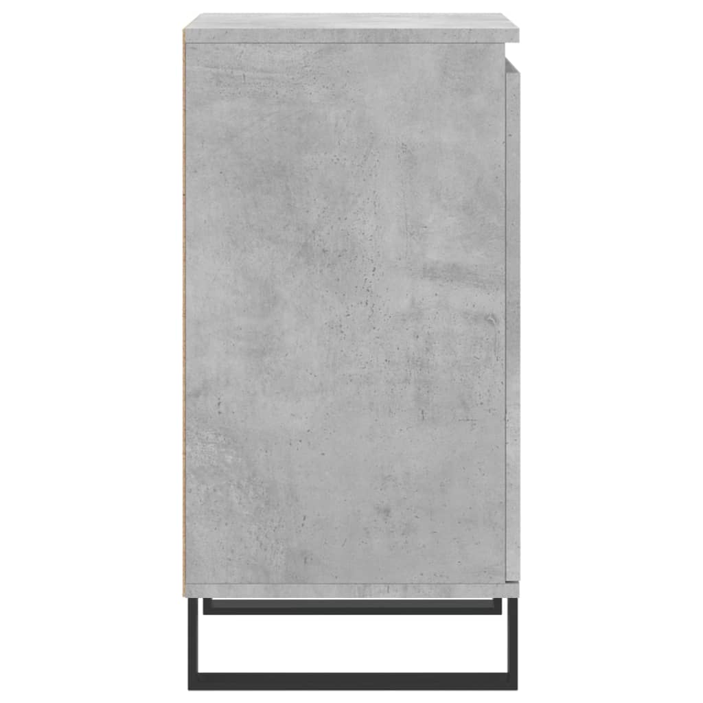 2 db betonszürke műfa tálalószekrény 40 x 35 x 70 cm