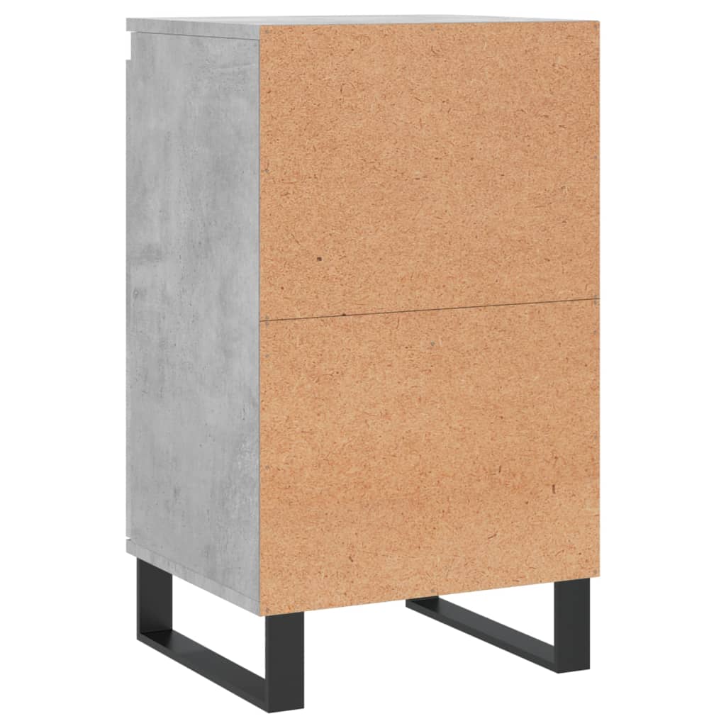 2 db betonszürke műfa tálalószekrény 40 x 35 x 70 cm