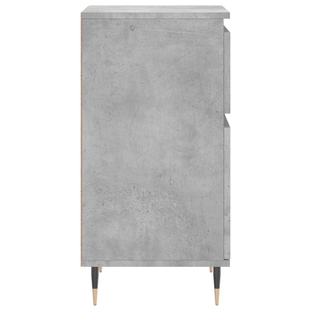 2 db betonszürke műfa tálalószekrény 40 x 35 x 70 cm