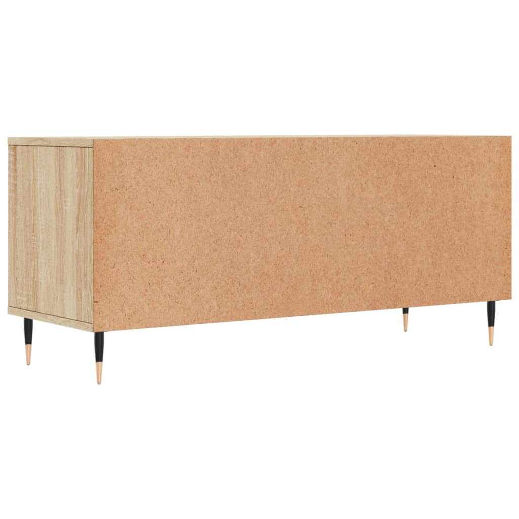 Sonoma tölgyszínű szerelt fa tv-szekrény 100x34,5x44,5 cm