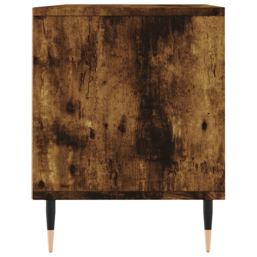 Füstös tölgyszínű szerelt fa tv-szekrény 100x34,5x44,5 cm Füstös tölgyszínű szerelt fa tv-szekrény 100x34,5x44,5 cm