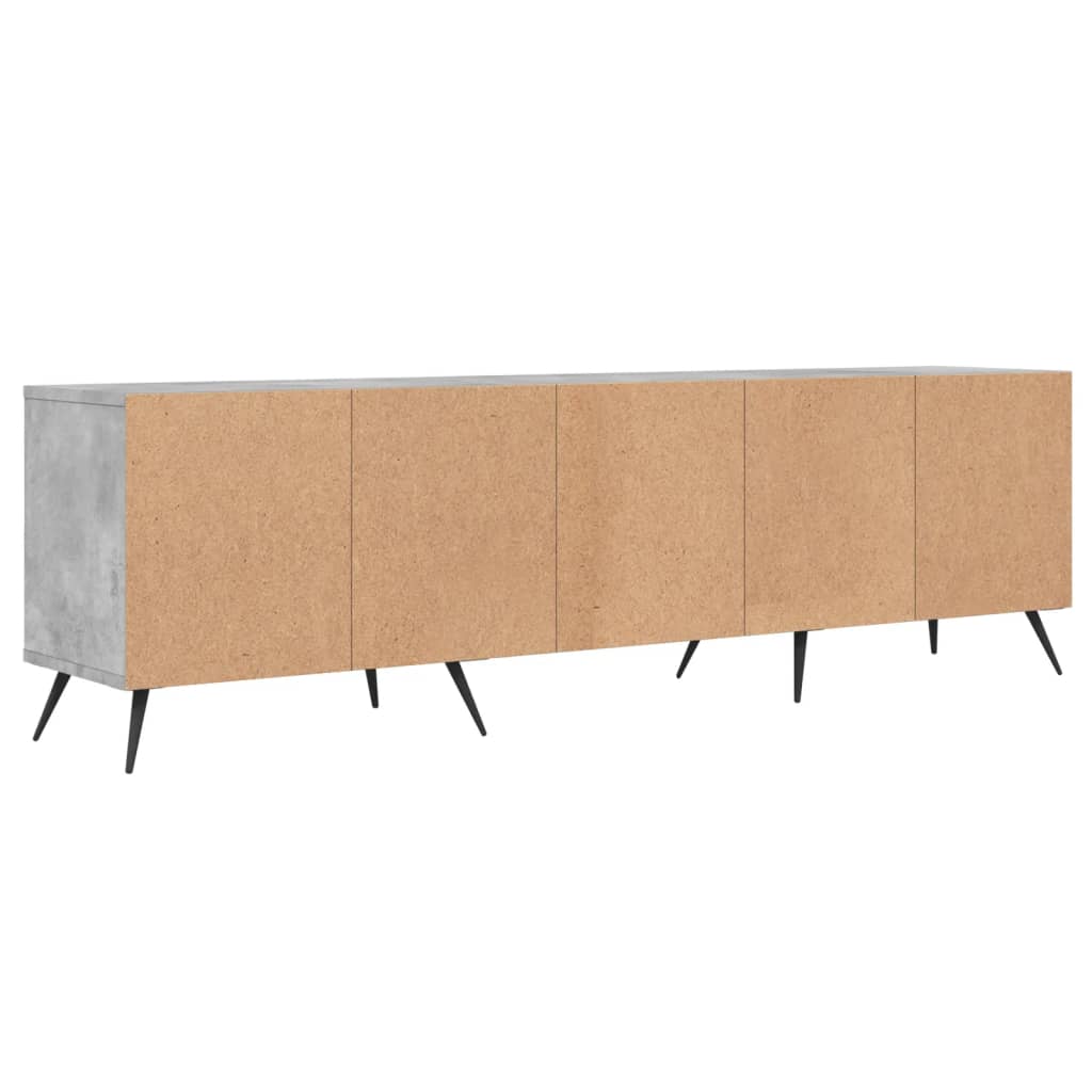 Betonszürke szerelt fa tv-szekrény 150x30x44,5 cm Betonszürke szerelt fa tv-szekrény 150x30x44,5 cm