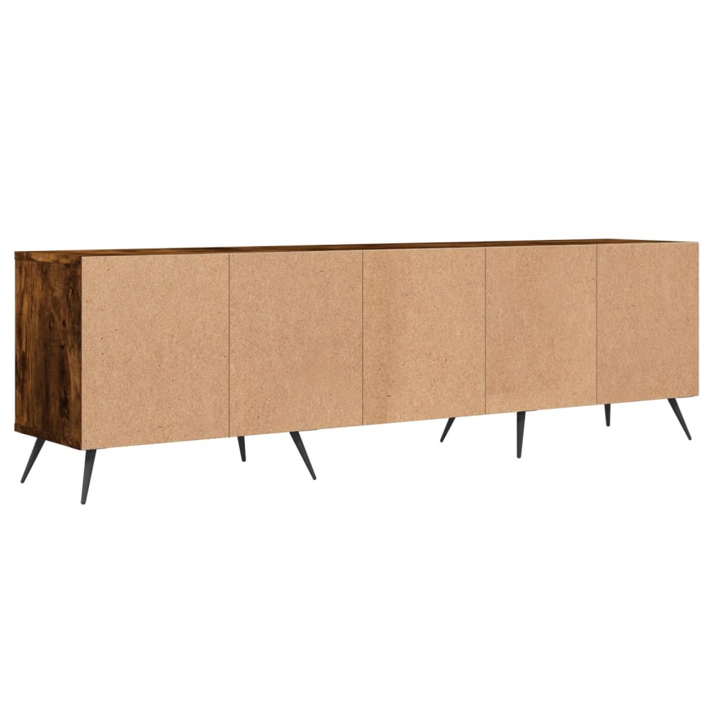 Füstös tölgyszínű szerelt fa tv-szekrény 150x30x44,5 cm Füstös tölgyszínű szerelt fa tv-szekrény 150x30x44,5 cm