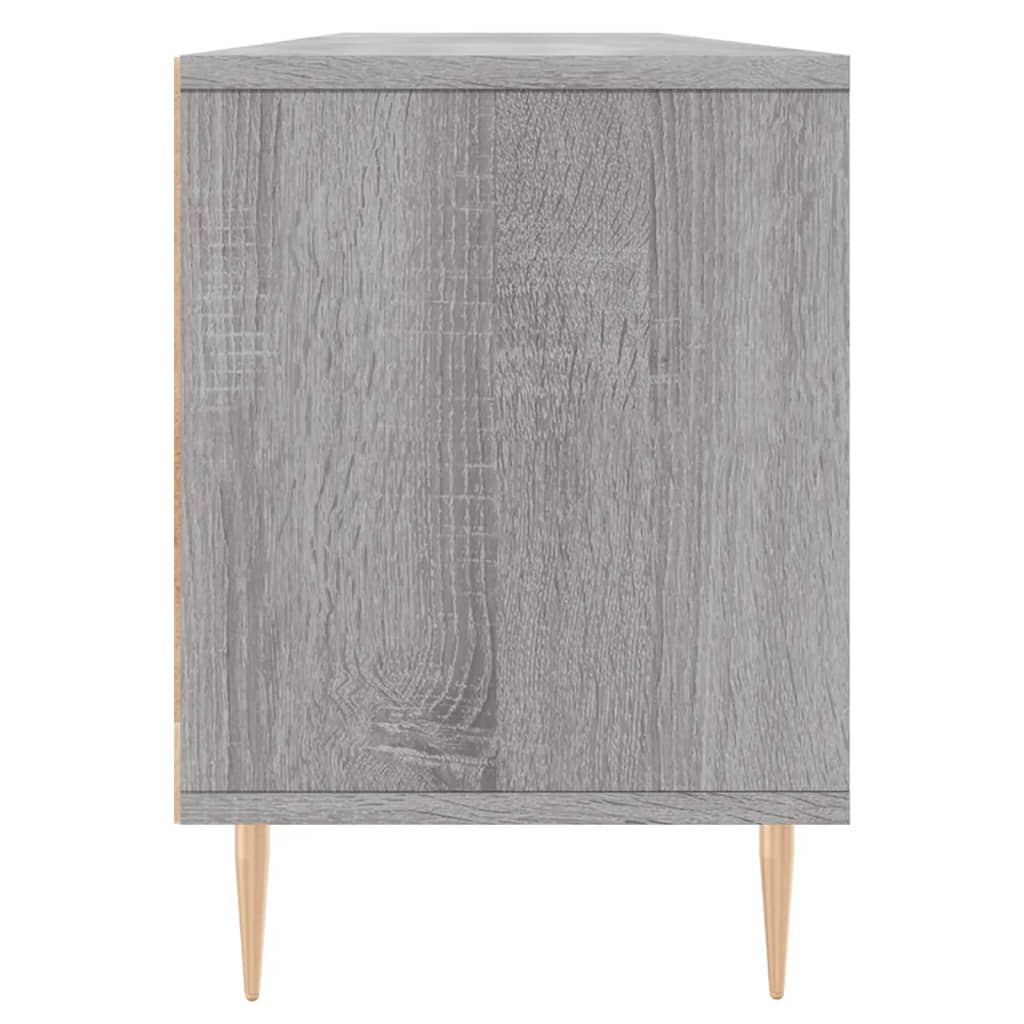 Szürke sonoma színű szerelt fa tv-szekrény 150x30x44,5 cm Szürke sonoma színű szerelt fa tv-szekrény 150x30x44,5 cm
