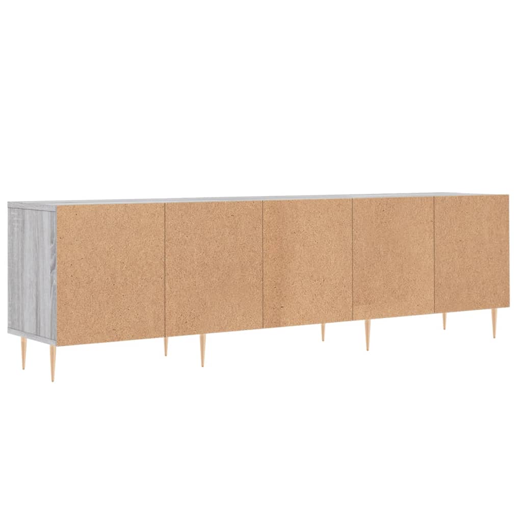 Szürke sonoma színű szerelt fa tv-szekrény 150x30x44,5 cm Szürke sonoma színű szerelt fa tv-szekrény 150x30x44,5 cm