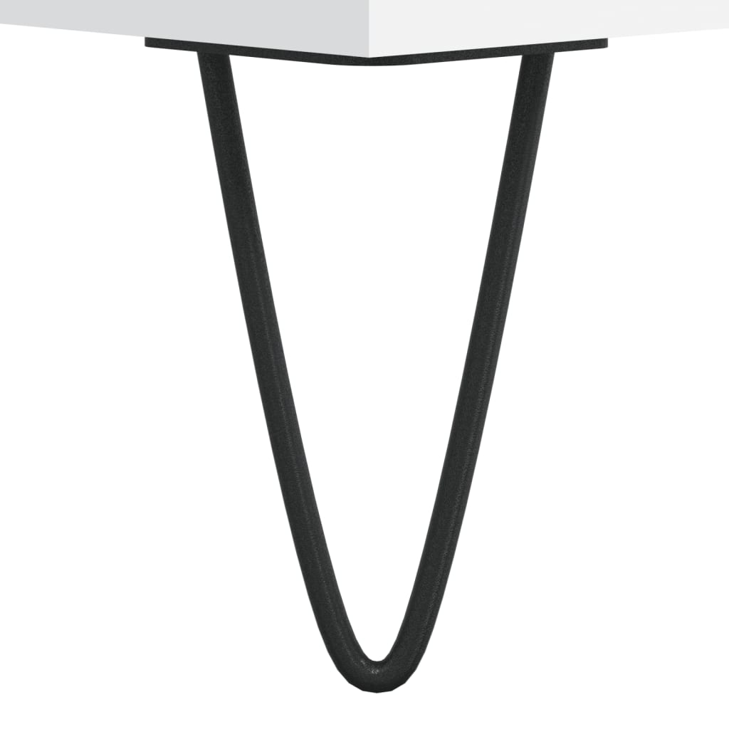 Fehér szerelt fa tv-szekrény 150 x 30 x 44,5 cm Fehér szerelt fa tv-szekrény 150 x 30 x 44,5 cm