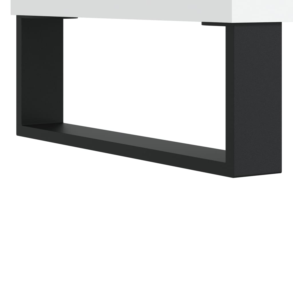 Fehér szerelt fa tv-szekrény 150 x 30 x 44,5 cm Fehér szerelt fa tv-szekrény 150 x 30 x 44,5 cm
