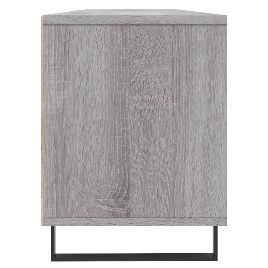 Szürke sonoma színű szerelt fa tv-szekrény 150x30x44,5 cm Szürke sonoma színű szerelt fa tv-szekrény 150x30x44,5 cm