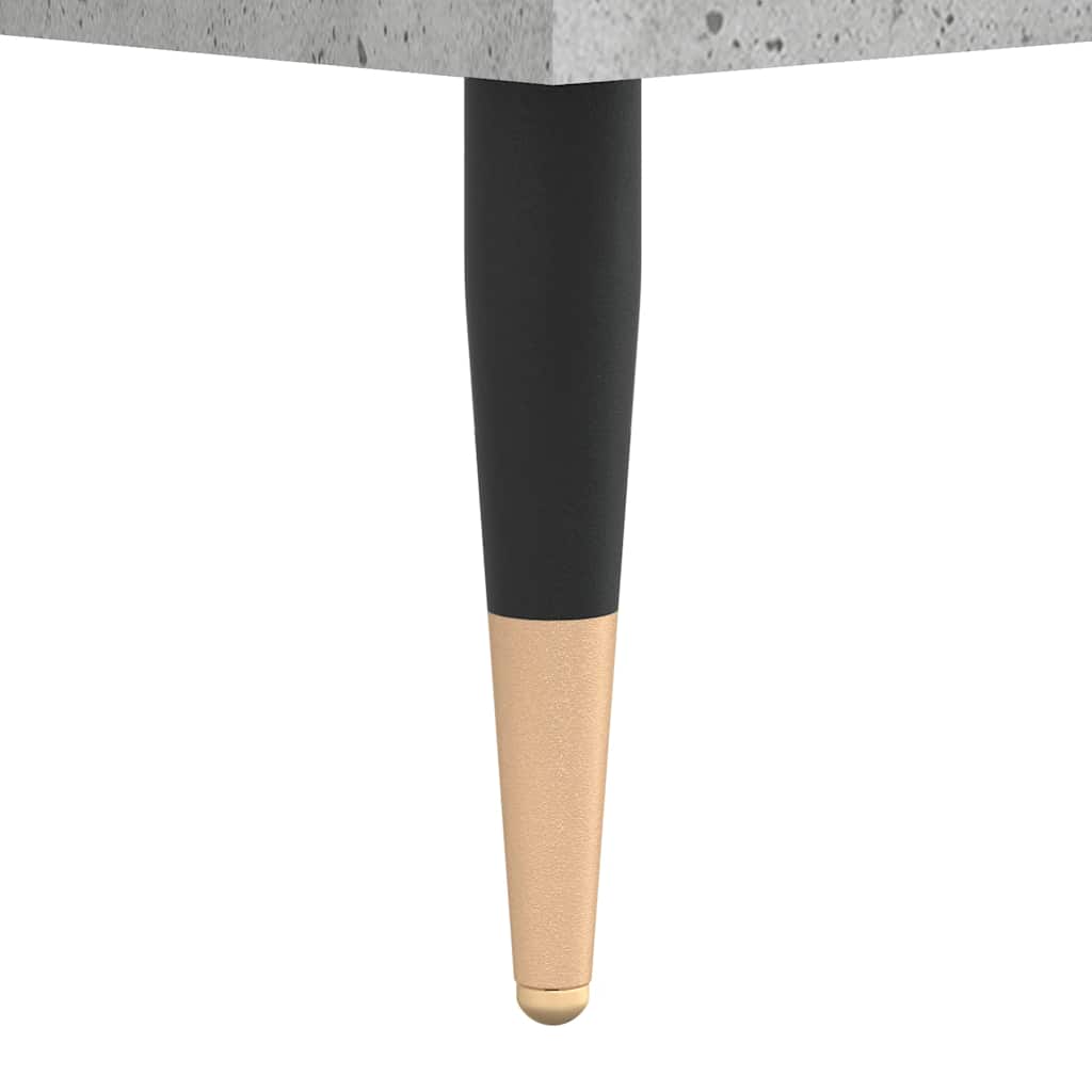Betonszürke szerelt fa hanglemezszekrény 100 x 38 x 48 cm