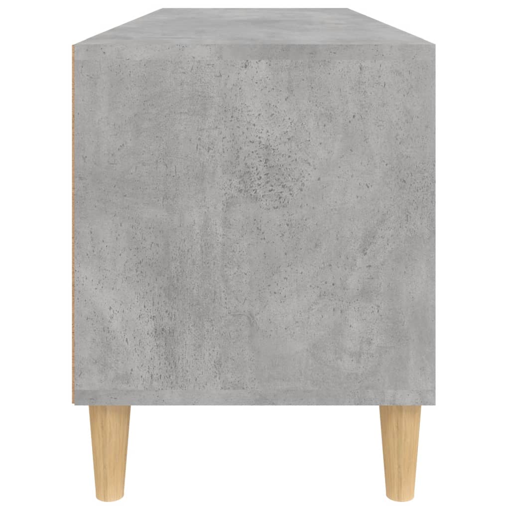 Betonszürke szerelt fa tv-szekrény 100x34,5x44,5 cm