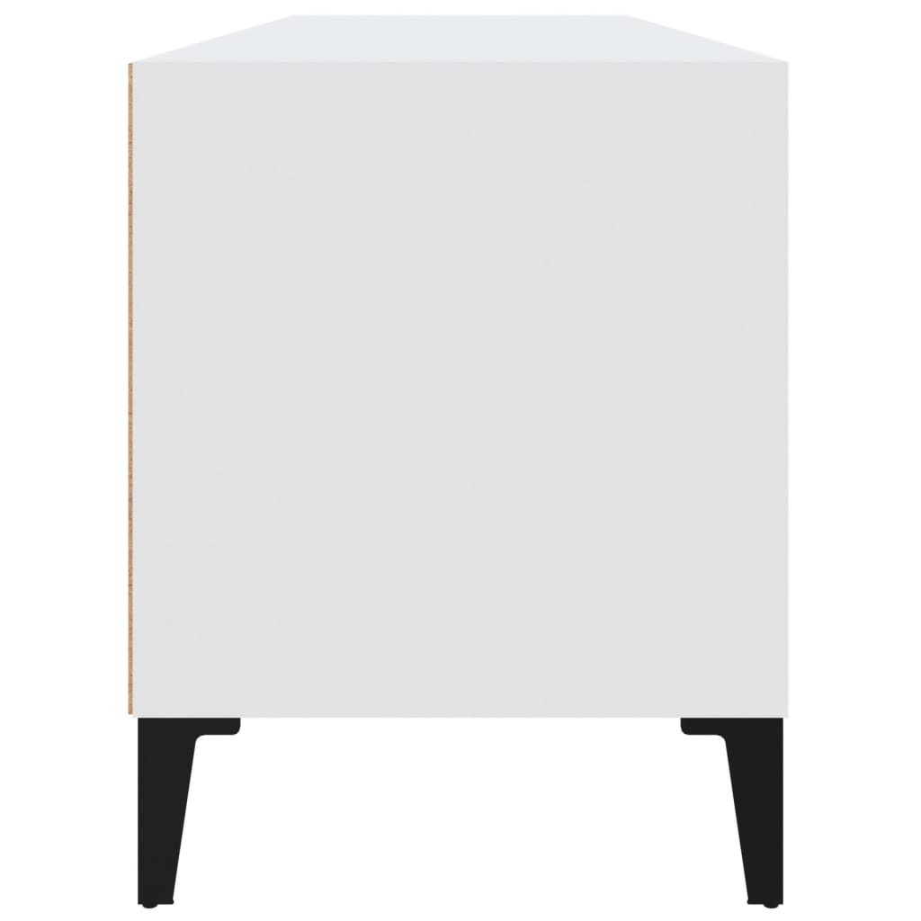 Fehér szerelt fa tv-szekrény 100x34,5x44,5 cm