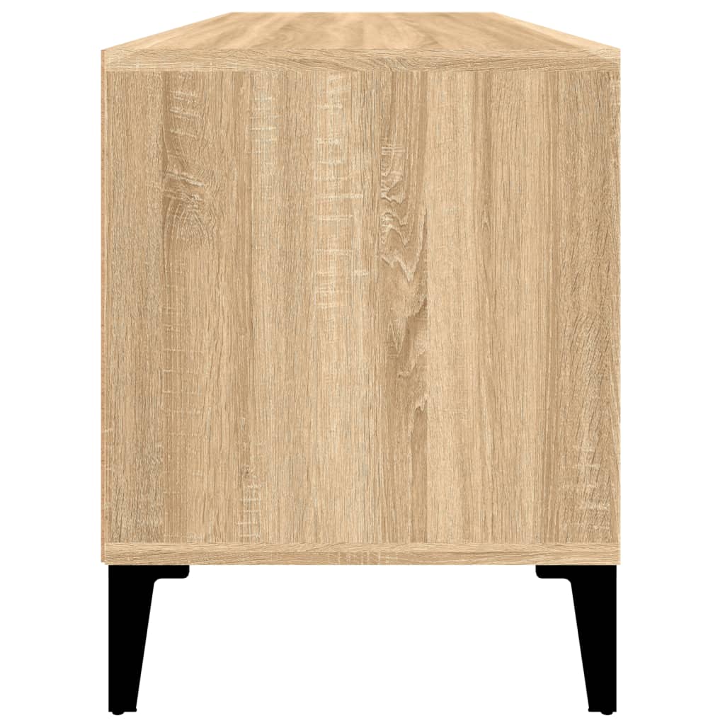 Sonoma tölgyszínű szerelt fa tv-szekrény 100x34,5x44,5 cm