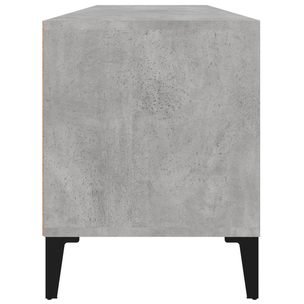 Betonszürke szerelt fa tv-szekrény 100x34,5x44,5 cm Betonszürke szerelt fa tv-szekrény 100x34,5x44,5 cm