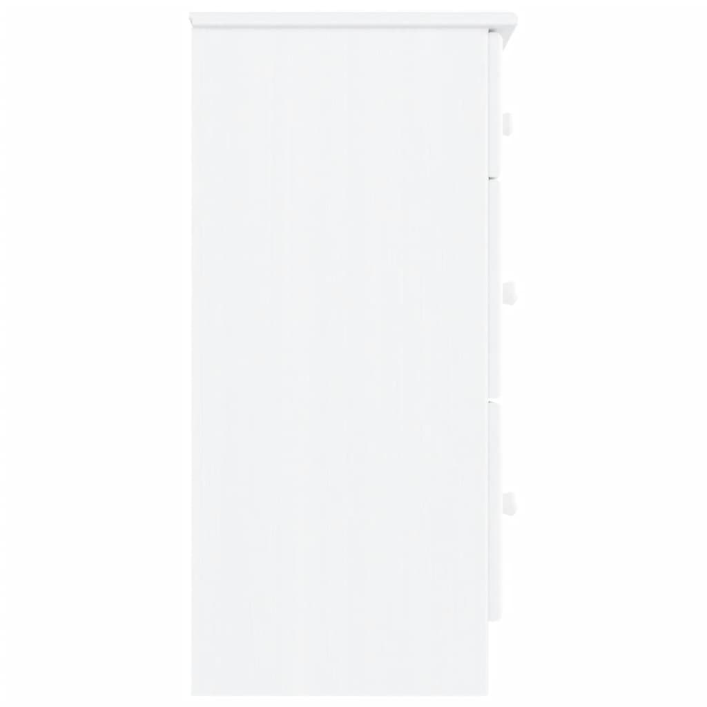 Alta fehér tömör fenyőfa komód 112x35x73 cm Alta fehér tömör fenyőfa komód 112x35x73 cm