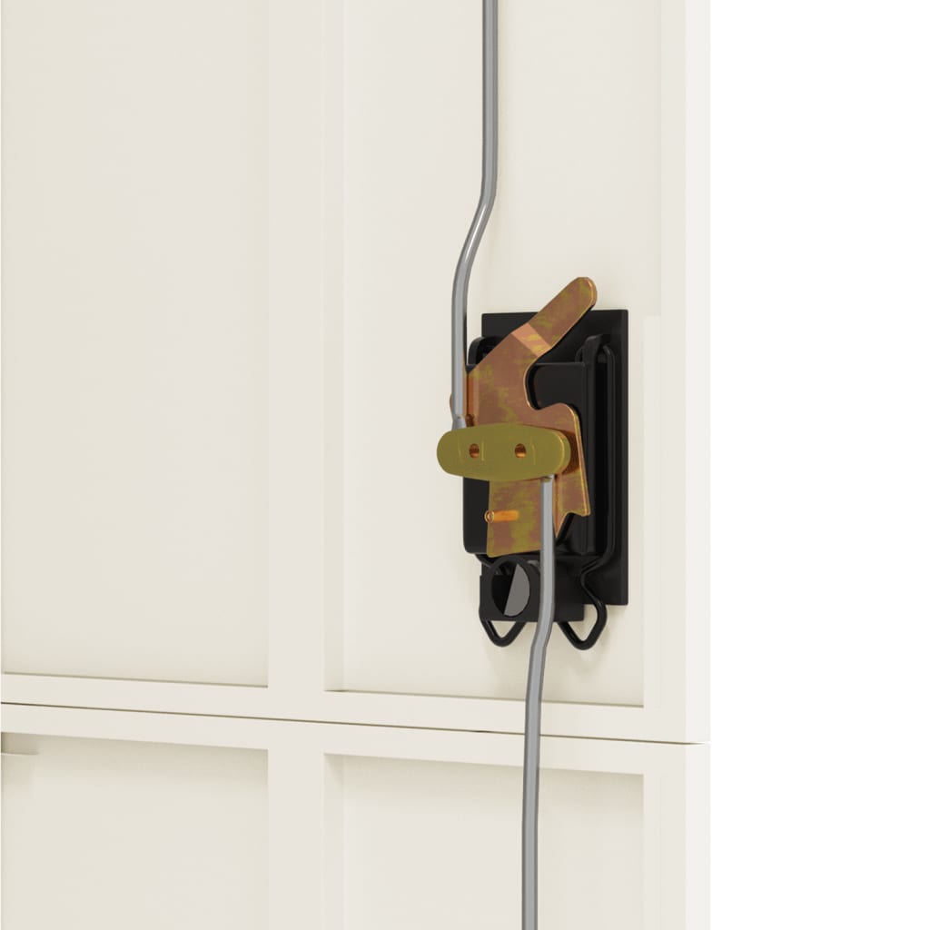 Fehér acél irattartó szekrény 90x40x180 cm