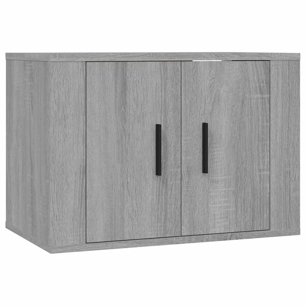 2 db szürke sonoma falra szerelhető tv-szekrény 57x34,5x40 cm 2 db szürke sonoma falra szerelhető tv-szekrény 57x34,5x40 cm