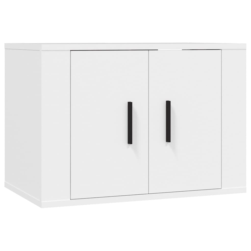 3 db fehér falra szerelhető tv-szekrény 57 x 34,5 x 40 cm 3 db fehér falra szerelhető tv-szekrény 57 x 34,5 x 40 cm