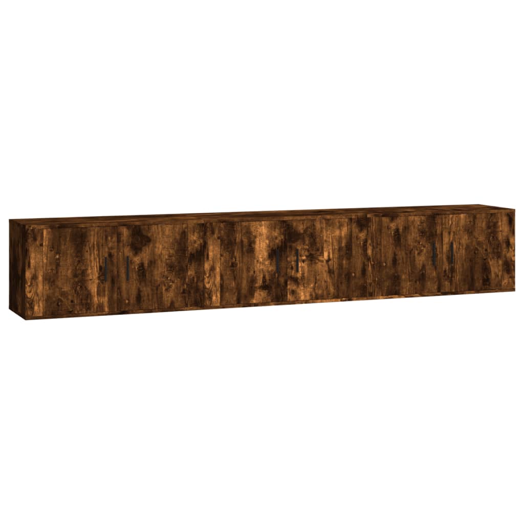 3 db füstös tölgyszínű fali tv-szekrény 80 x 34,5 x 40 cm 3 db füstös tölgyszínű fali tv-szekrény 80 x 34,5 x 40 cm