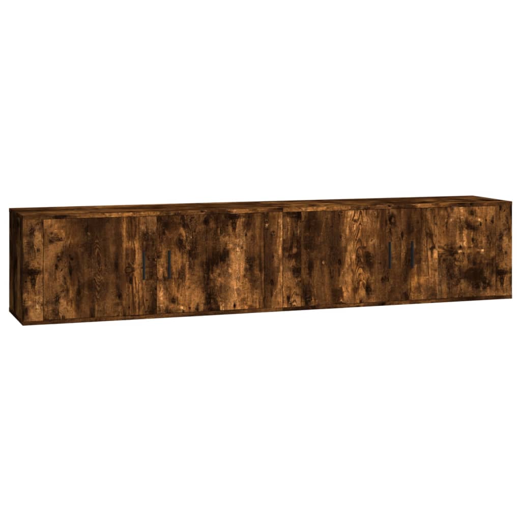 2 db füstös tölgyszínű fali tv-szekrény 100 x 34,5 x 40 cm 2 db füstös tölgyszínű fali tv-szekrény 100 x 34,5 x 40 cm