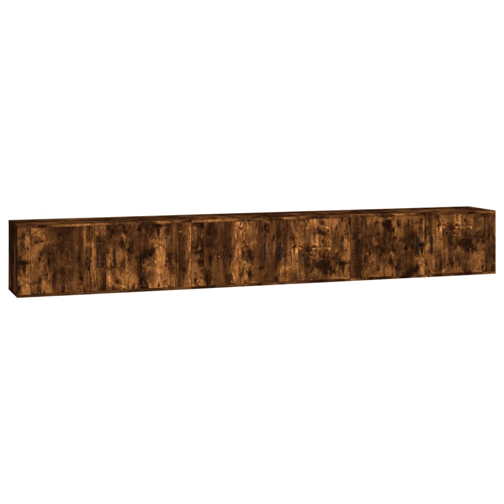 3 db füstös tölgyszínű fali tv-szekrény 100 x 34,5 x 40 cm 3 db füstös tölgyszínű fali tv-szekrény 100 x 34,5 x 40 cm