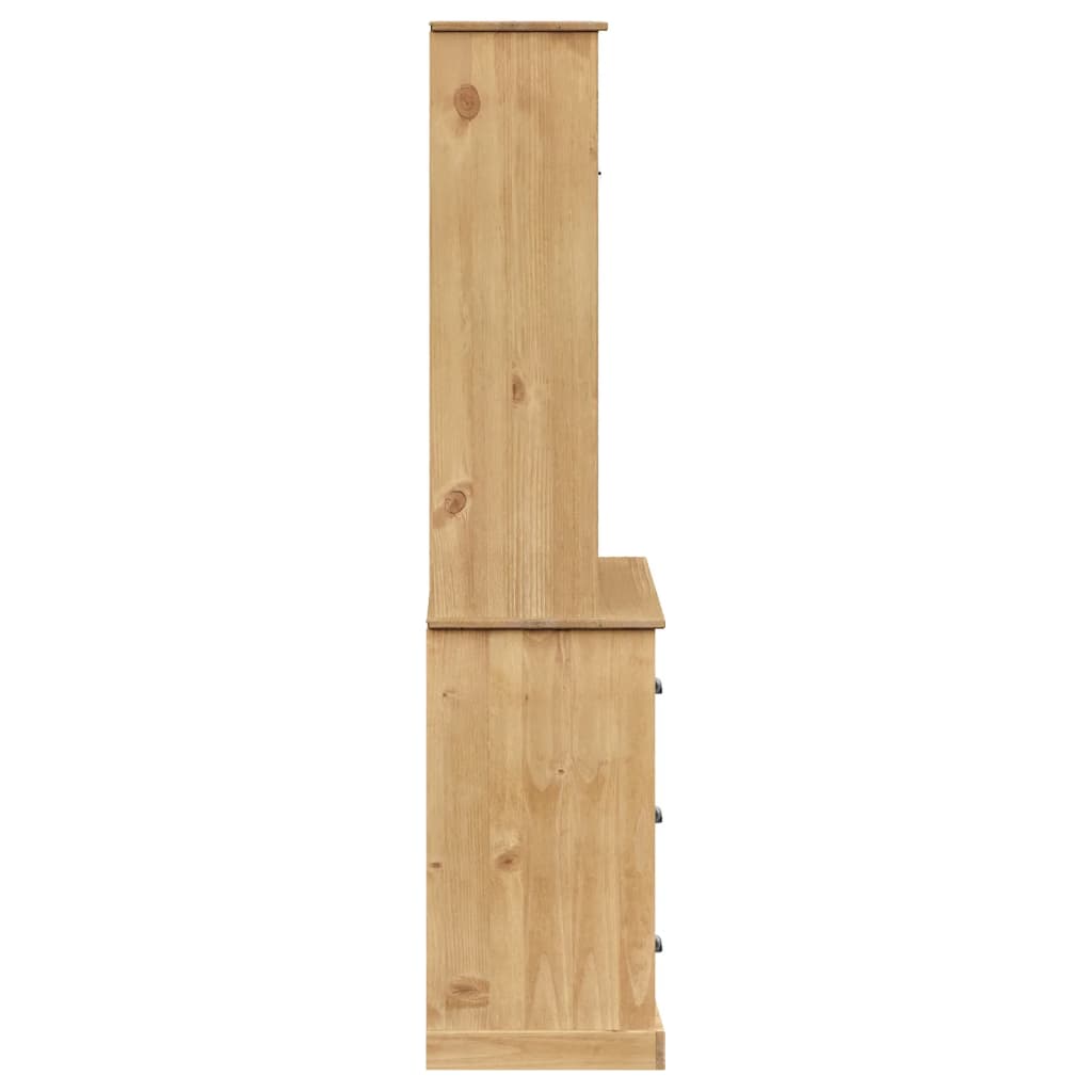 Vigo tömör fenyőfa magasszekrény 78x40x175 cm