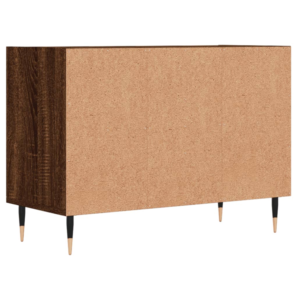 Barna tölgy színű szerelt fa tv-szekrény 69,5x30x50 cm